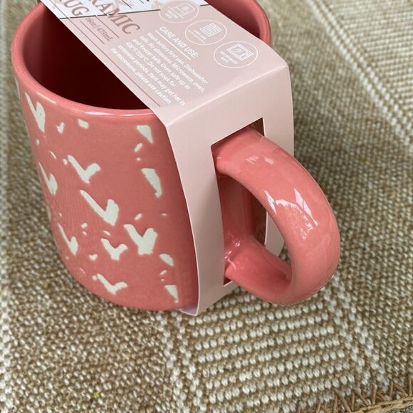 Thyme & Table Ceramic Heart Mug/Cup 16 ounces - Picture 8 of 8